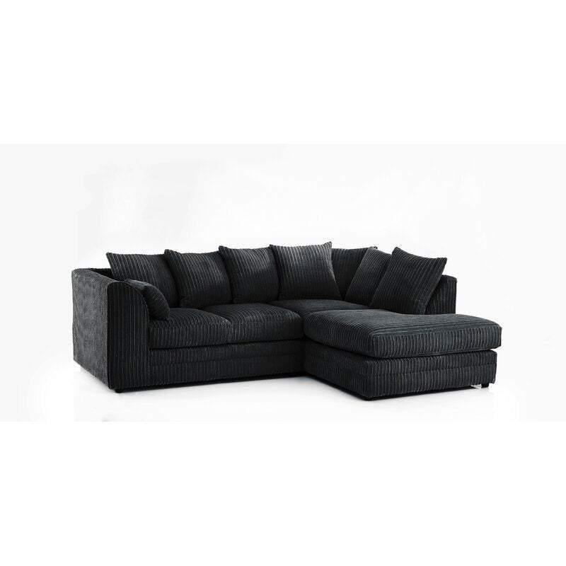 Hannah Jumbo Cord Corner Sofa | Corner Sofa UK