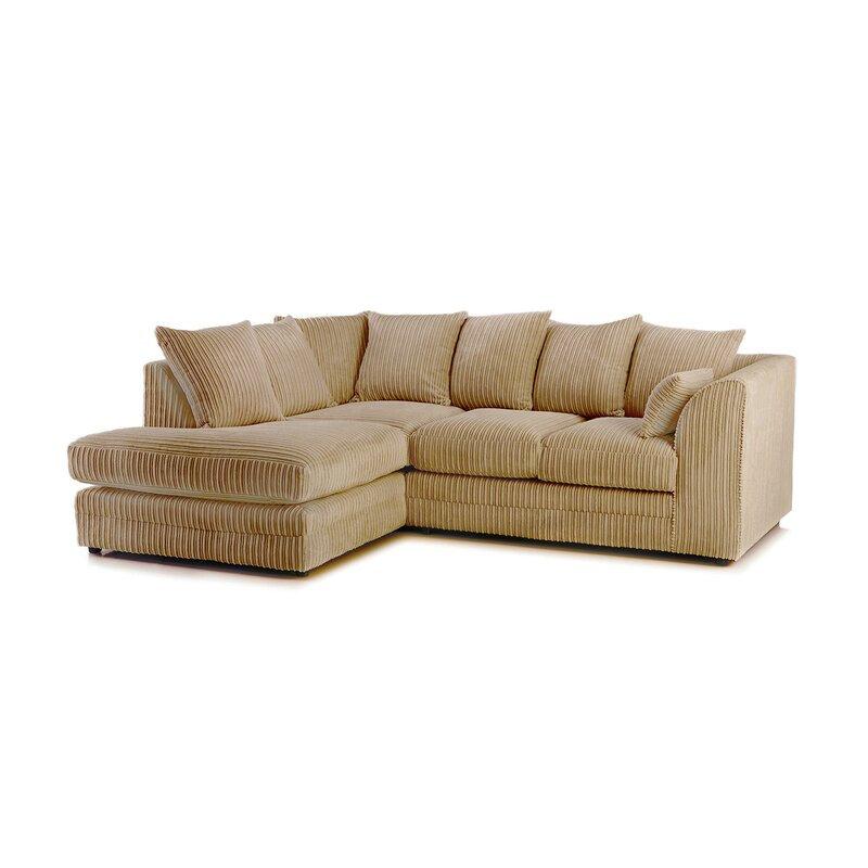 Hannah Jumbo Cord Corner Sofa | Corner Sofa UK