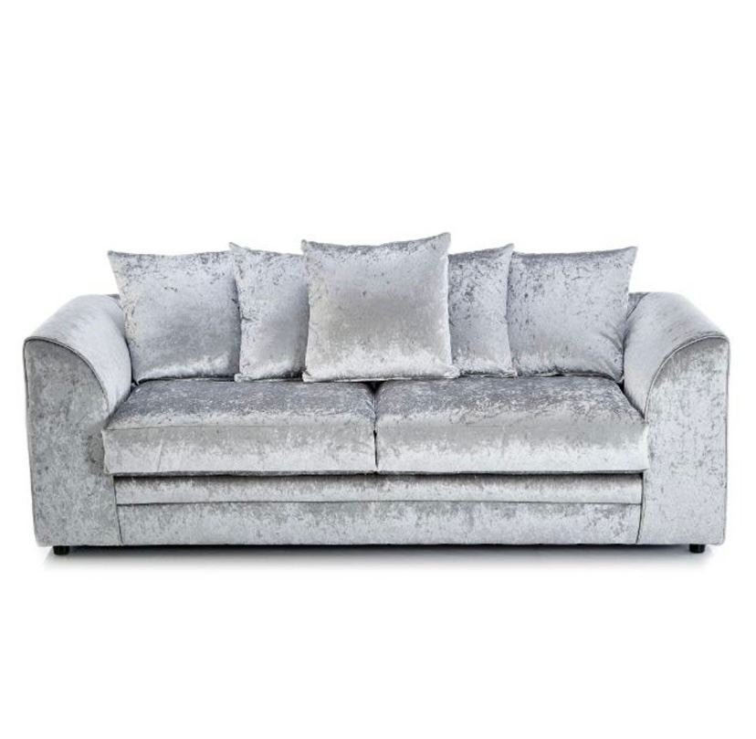 Chicago Crushed Velvet 3 & 2 Seater Sofa Set