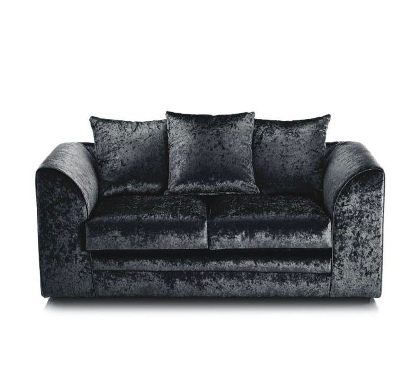 Chicago Crushed Velvet 3 & 2 Seater Sofa Set