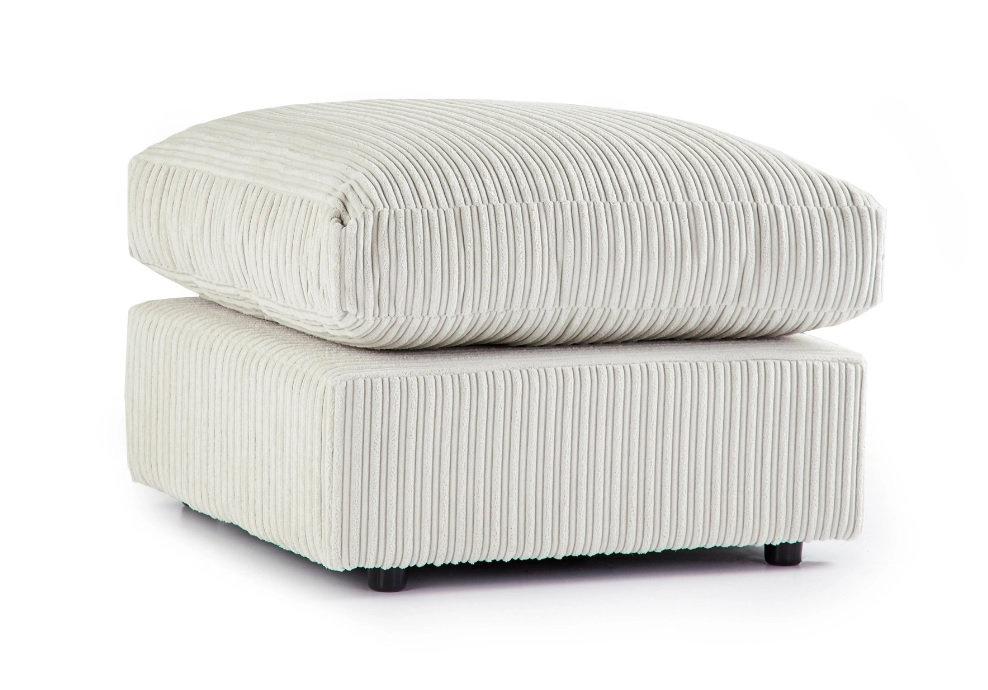 Hannah Jumbo Cord Footstool/ Pouffe