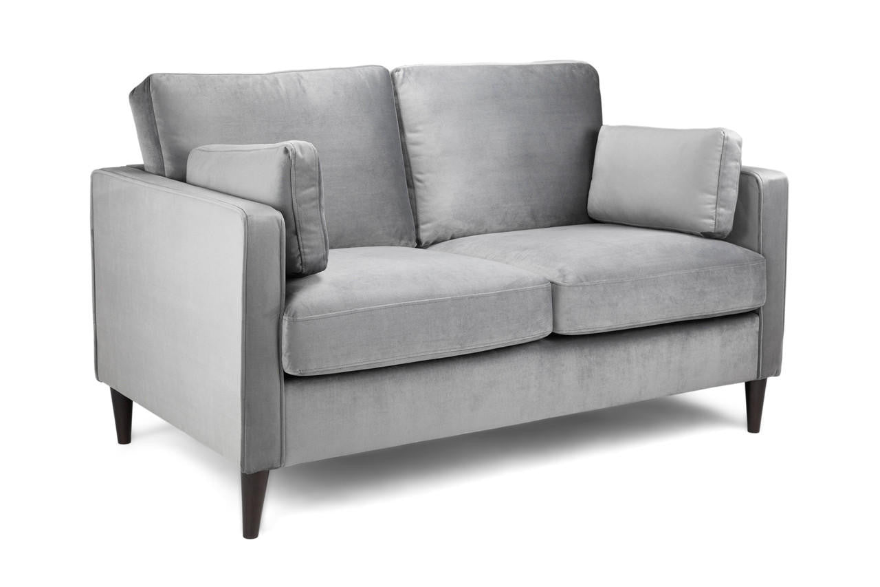 Munchen Plush Sofa Suite Set Grey