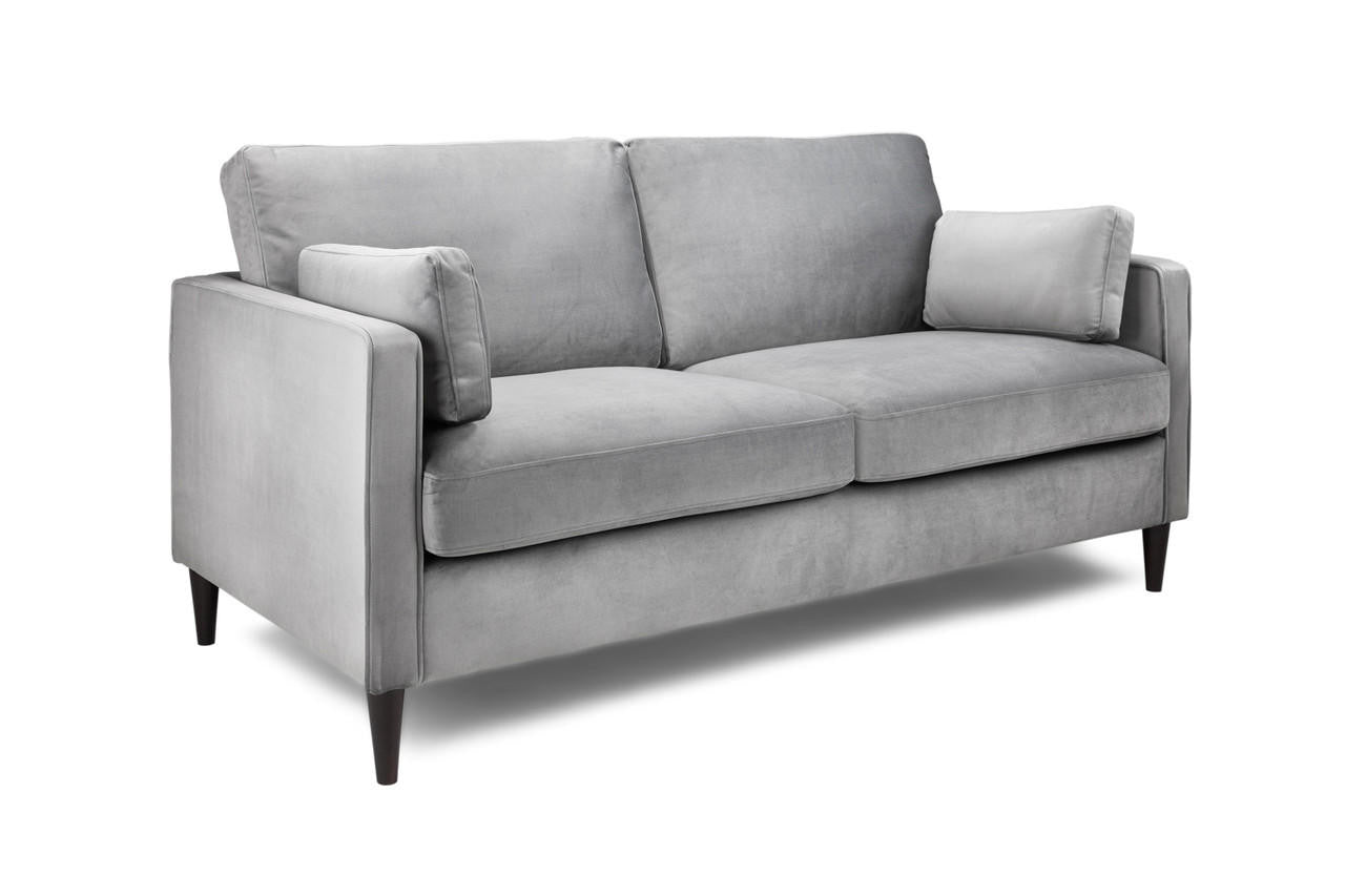 Munchen Plush Sofa Suite Set Grey