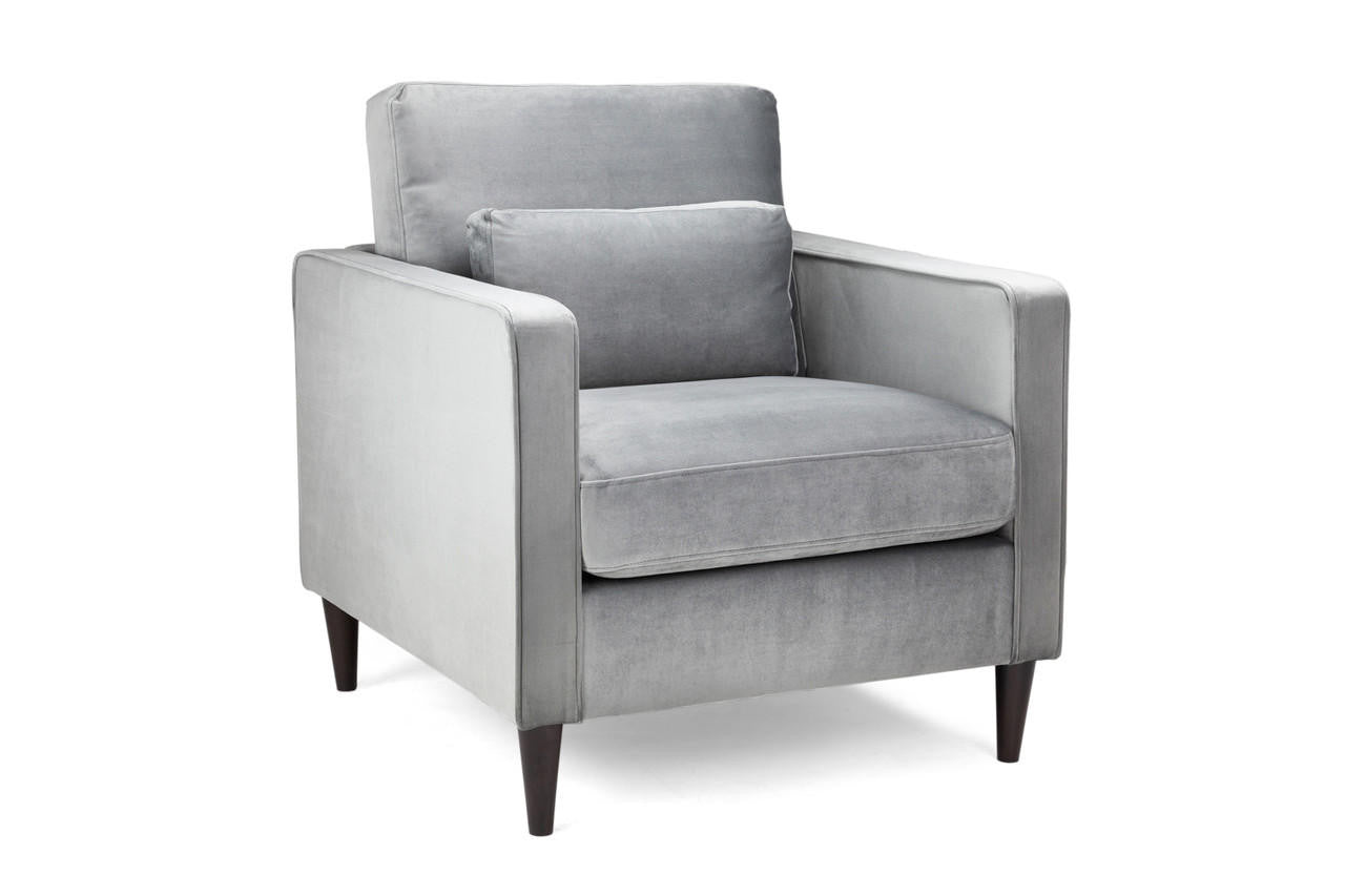 Munchen Plush Sofa Suite Set Grey