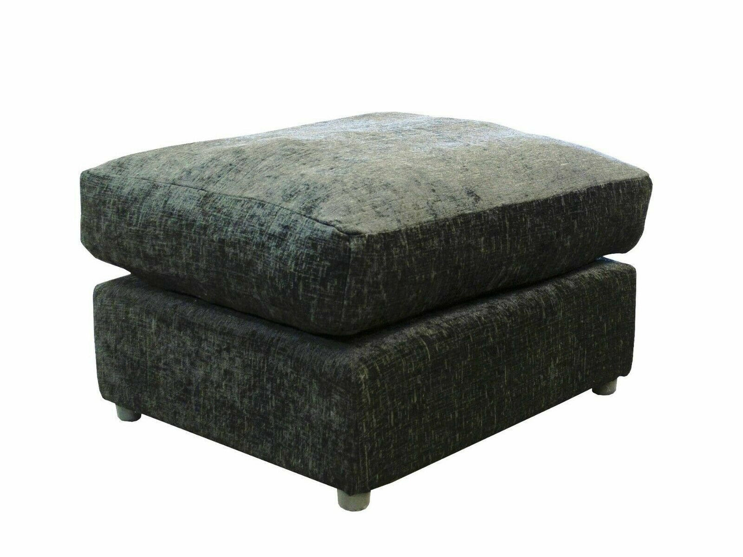 chenille zina black or grey fabric corner sofa or 3+2