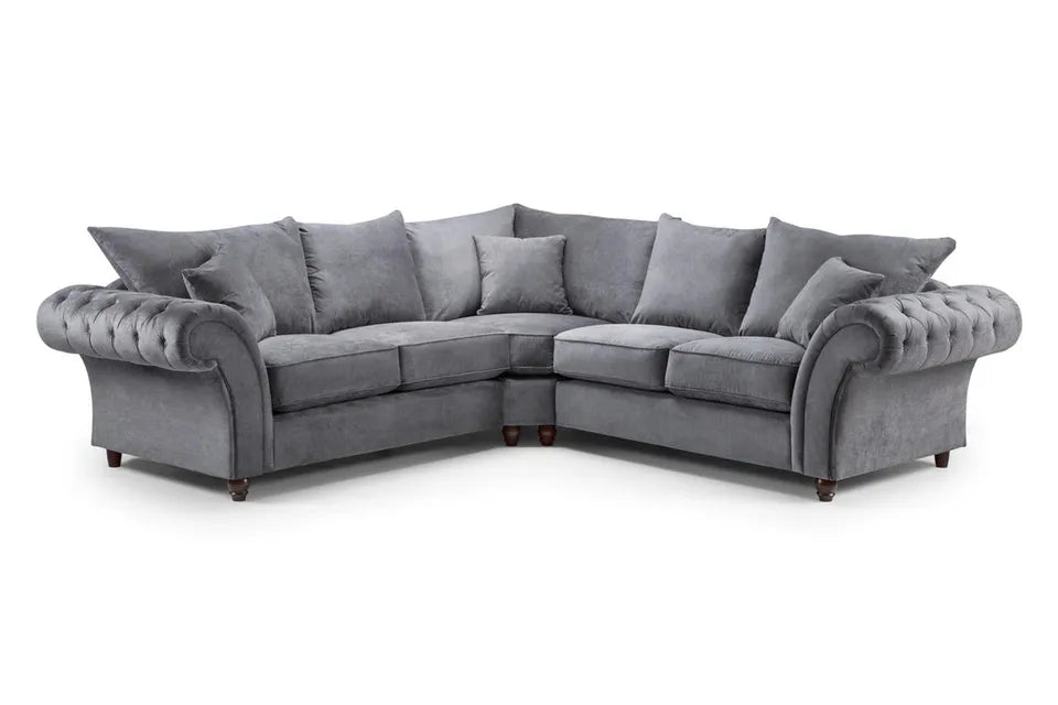 Chasm Sofa Suite Set | 3+2 / Corner | Grey Or Stone Colour