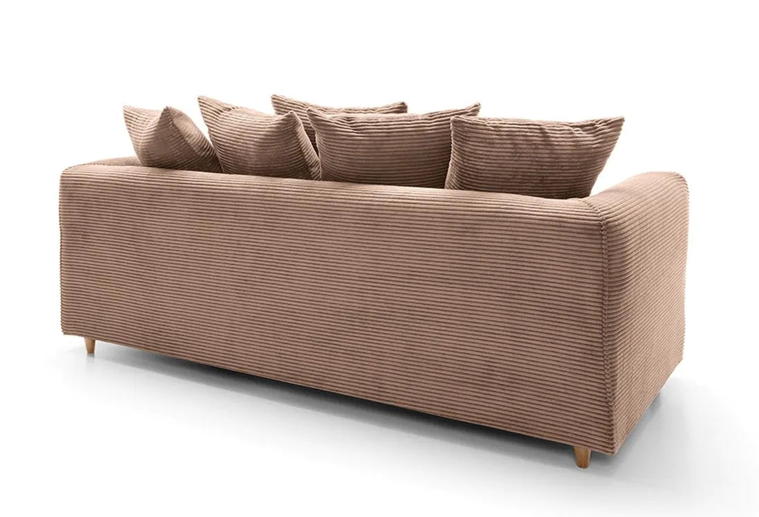 DYLAN 4 Seater Scatter Back Jumbo Cord Fabric Sofa